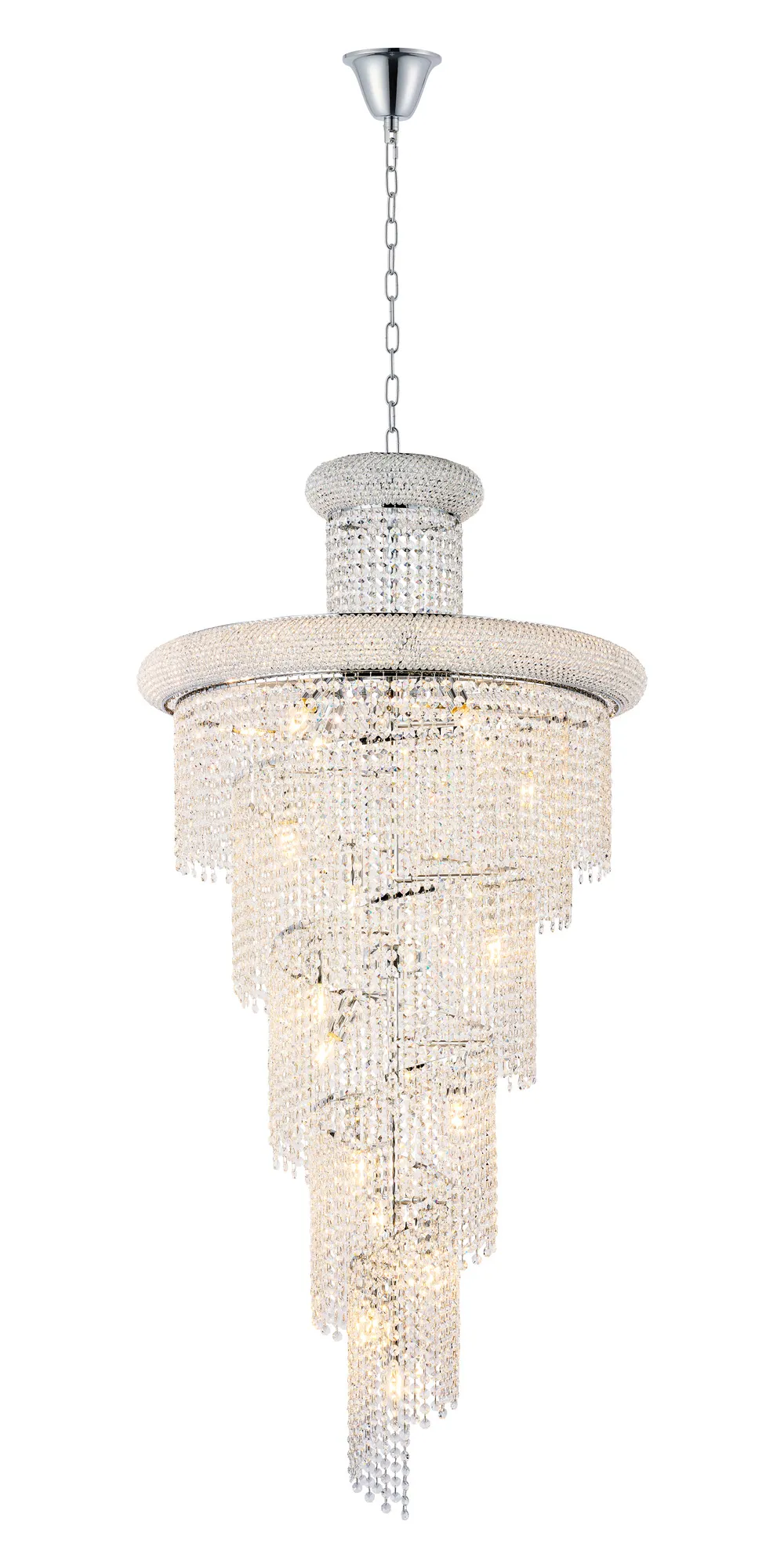 Alexandra Polished Chrome Crystal Ceiling Lights Diyas Statement Crystal Fittings Alexandra Polished Chrome Crystal Ceiling Lights Diyas Statement Crystal Fittings